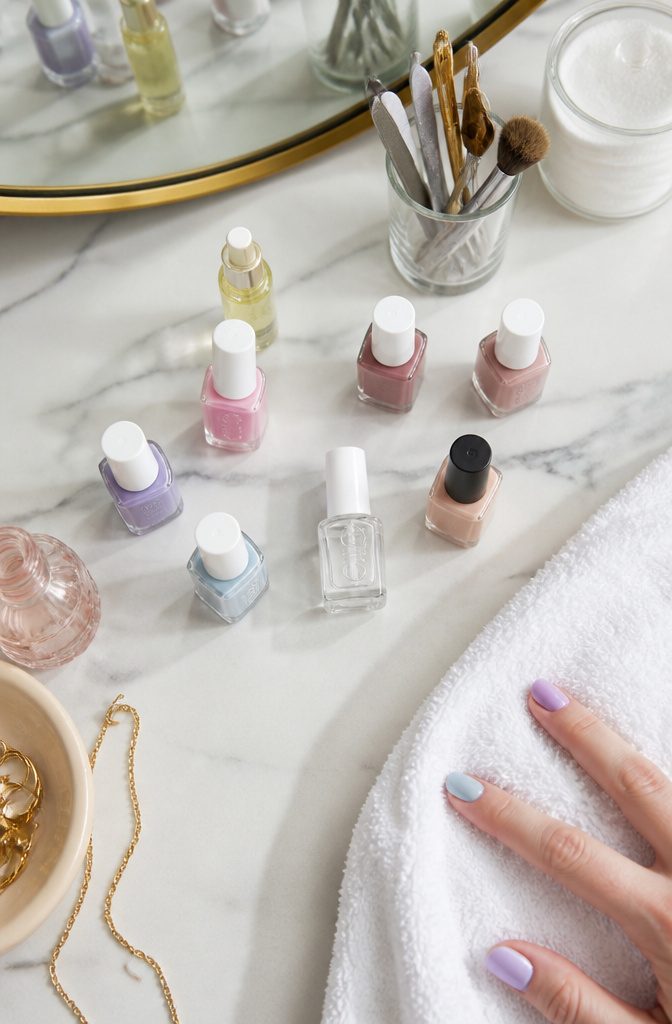 8 Best Nail Polish Base Coats for 2026 8 Essie's All in One Base and Top Coat on a flat surface.