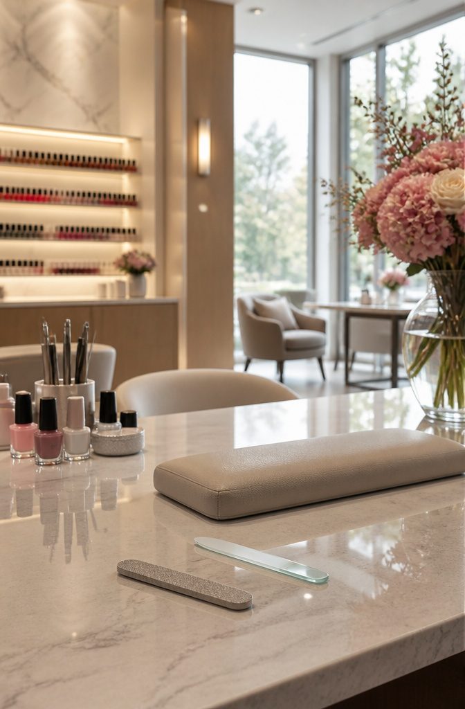 Emery Board vs Nail File: 7 Differences in Material, Durability & Grit (2026) 8 An emery board and a nail file on a salon countertop.